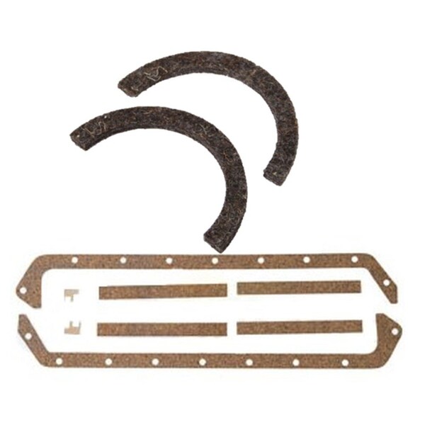 Aic Replacement Parts 70227120 70229860 Oil Pan Gasket W/ Rear Crankshaft Seal Fits Allis Chalmers AY-ENH10-0015 - main